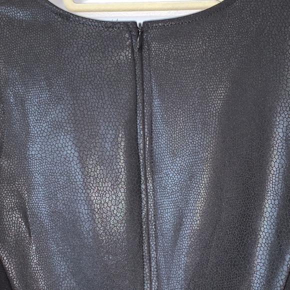 🔥BAR lll faux leather embossed snake print detail dress - Picture 6 of 9